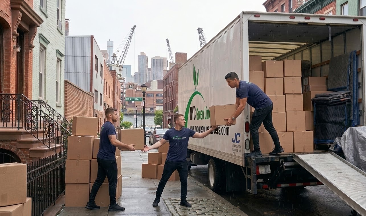 Professional movers working in the Bronx